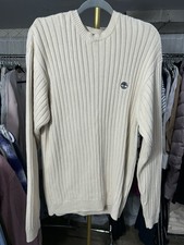 Timberland Weathergear Men's Beige Pullover Sweater Size L