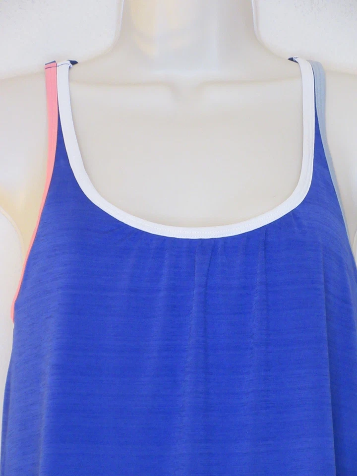 Camiseta sin mangas Fila Sport para mujer púrpura con tiras atlética M B77 Foto 2 de 4