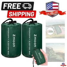 Emergency Sleeping Bag Survival Bag, Portable Waterproof Thermal Bivy Sacks,B...