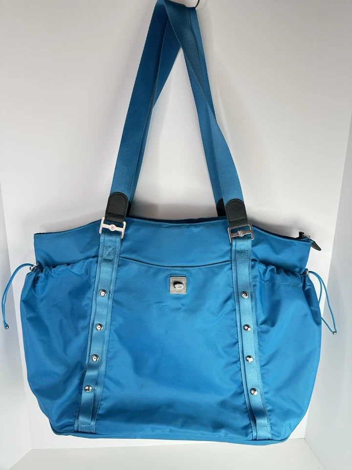 Bolso de Mano BAGGALINI Mosey Have It All Yoga/Gimnasio/Viaje XL Azul - ¡En muy buen estado! Foto 3 de 4