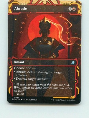 Abrade - U37 - MTG - Secrets of Strixhaven: Mystical Archive (SOA)