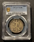 1921 D Walking Liberty Half Dollar PCGS VG 8- SEMI KEY DATE - CERTIFIED - 50C