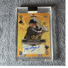 Wild Card Stacked Deck Petey Halpin Autograph 2024 Baseball SDHC-PHA