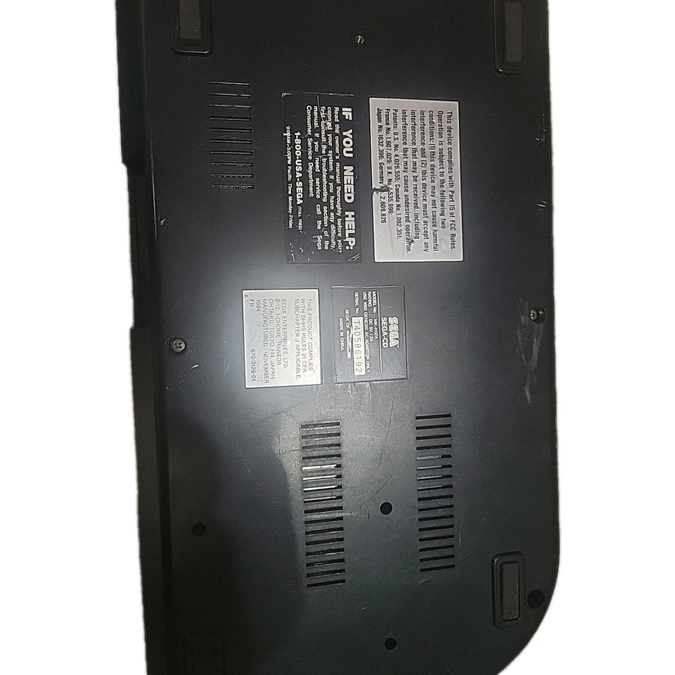 Consola CD combo SEGA GENESIS & CD modelo 2 sin probar COMO ESTÁ Z18 Foto 3 de 4