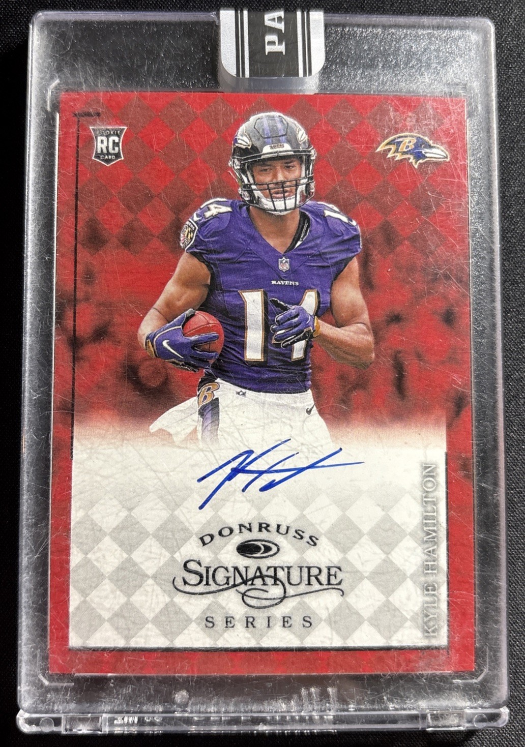 Kyle Hamilton Panini Instant NFL Donruss Signature Series #DS8 Red