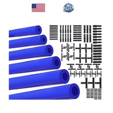 Silicone Vacuum Hose Kit, 5Ft 6PCS Vacuum Hose Automotive 113PCS Vacuum Line