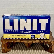 Vintage LINIT 'Perfect Laundry Starch' Use in Baby's Bath Made in USA NOS Sealed