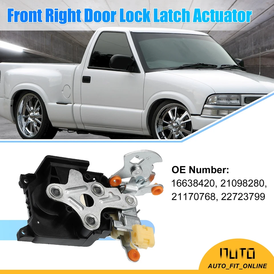 Actuador de cerradura de puerta de coche delantero derecho personalizado único para Chevrolet Impala 1994-1996 Foto 3 de 4