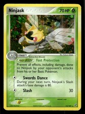 Pokemon TCG EX Deoxys #13/107 Ninjask LP+ (Scratches)