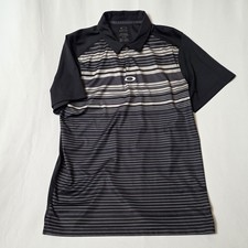 Oakley Men's Hydrolix Short Sleeve Golf Polo Shirt Size Medium