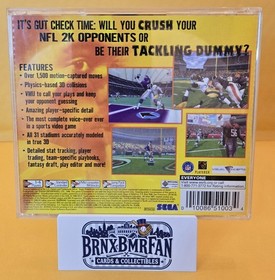 🔥 NFL 2K (Sega Dreamcast, 1999) Sega Sports - Randy Moss Minn. Vikings Cover🔥 