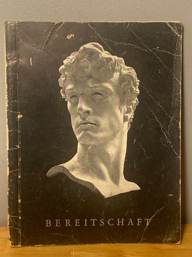 RARE! WW2 Arno Breker "Bereitschaft" Wehrmacht German Propaganda Booklet 1940s