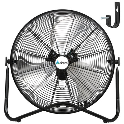 Achazel 20'' High Velocity Floor Fan 5200 CFM Industrial Shop Fan Heavy Duty