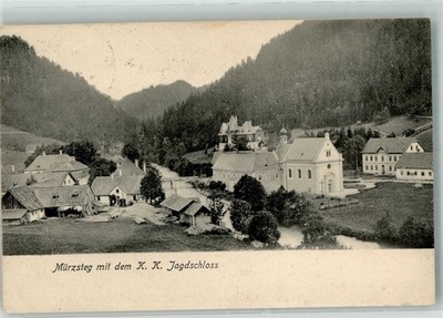 38249198 - Muerzsteg K.k.K. Jagd- Schloss Muerzzuschlag, Bezirk 1906