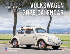 2026 Volkswagen Calendar – VW Bug, Thing, Karmann Ghia, Type 3 Squareback Beetle