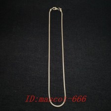 L 24 Inch Chinese Tibet Silver Handmade Necklace Bracelet Gift Old Collection