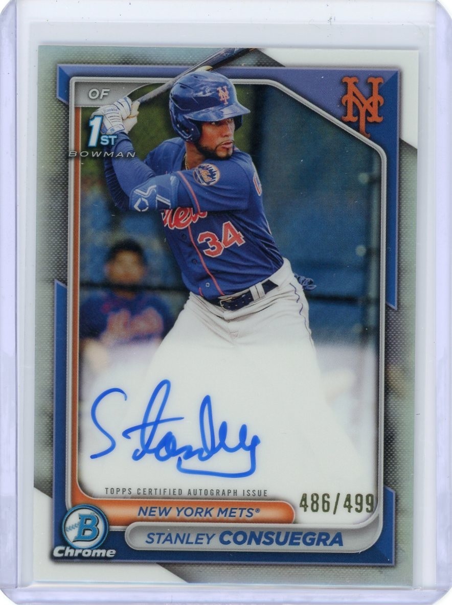2024 Stanley Consuegra Bowman Chrome Prospect 486/499 Auto Refractor #CPA-SC
