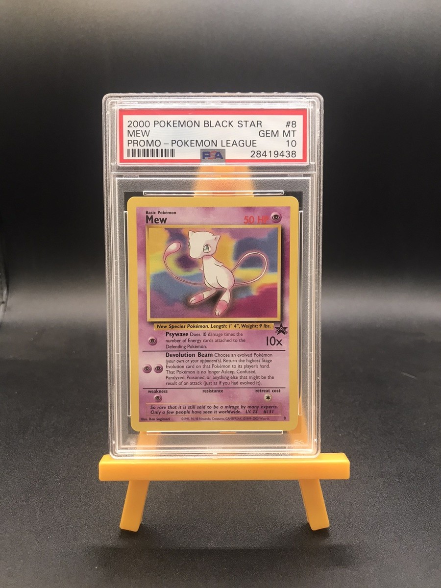 2000 Mew #8 Pokémon League Black Star Promo PSA 10 Gem Mint 3k Pop
