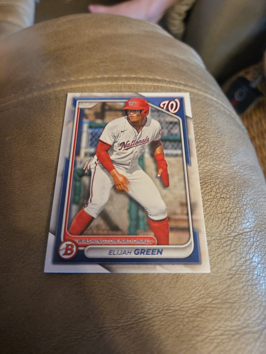 2024 Bowman Elijah Green #BP-72 Washington Nationals