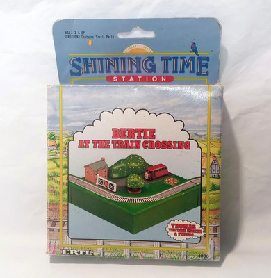 Shining Time Station Bertie At The Train Crossing Mini Adventure Playset Ertl