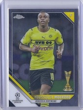 Youssoufa Moukoko #194 All-Star Rookie Card 2021-22 Topps Chrome UCL. rookie card picture