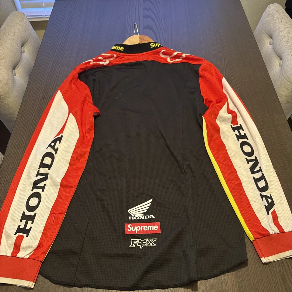 SUPREME x Honda x Fox Racing Jersey Men's Size M - Image 2 of 2