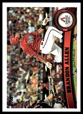 Brandon Allen 2011 Topps #457 Diamondbacks MLB READ FREE SHIPPING AutographDen