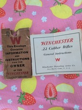 1920 Instruction Manuel For .22 Caliber Rifle