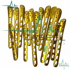 Veterinary Locking Lateral Distal Fibula Plate 3.5mm Set of 10pc(L5/R5)Titanium