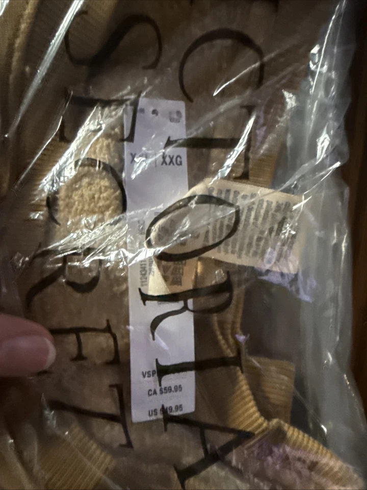 Pink By Victoria Secret Ivy Fleece Sweatshirt Women’s Size Xxl In Brown - Image 3 of 4