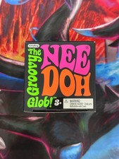 Schylling NeeDoh Groovy Glob Stress Ball Pink, Classic 2.5 in