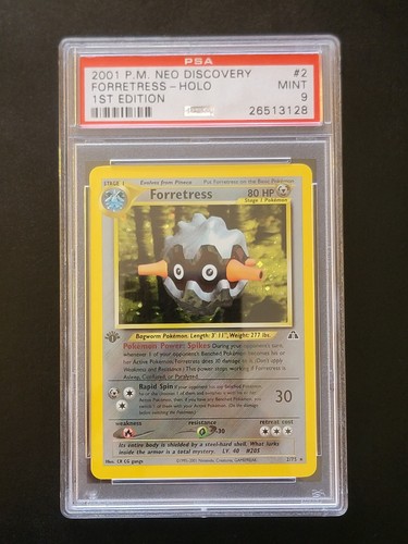 Forretress (1st Edition) graded PSA 9 for sale on eBay