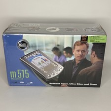 Palm Pilot M515 PDA with Charging Station Power Cords Stylus NEW Sealed in Box