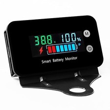 Waterproof Battery Monitor with Bracket 7 Color: Multicolored IPX7 Waterproof 