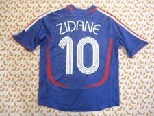 Maillot Officiel France Zidane Coupe Du Monde 2006 - Taille XL, Manches Longues, Neuf