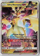 ultra necrozma pokemon card gold Pokemon Graded: Dusk Mane Necrozma GX 90/156 Ultra Prism (2018) (You cant use more than 1 GX attack in a game.) Age Group Pokemon Trading Card Game Forbidden