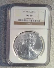 2013 BU American Silver Eagle NGC MS69 (157)