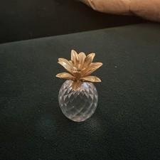 Pineapple Swarovski Crystal Small Sparkling Fruit Collection 2 1/4 