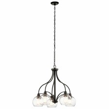 Kichler 44064OZ - Harmony 5 Light 26" Chandelier in Bronze NEW - BAD BOX ONLY 