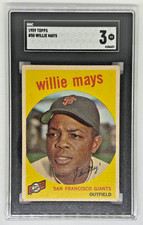 1959 Topps Willie Mays #50 - SGC 3