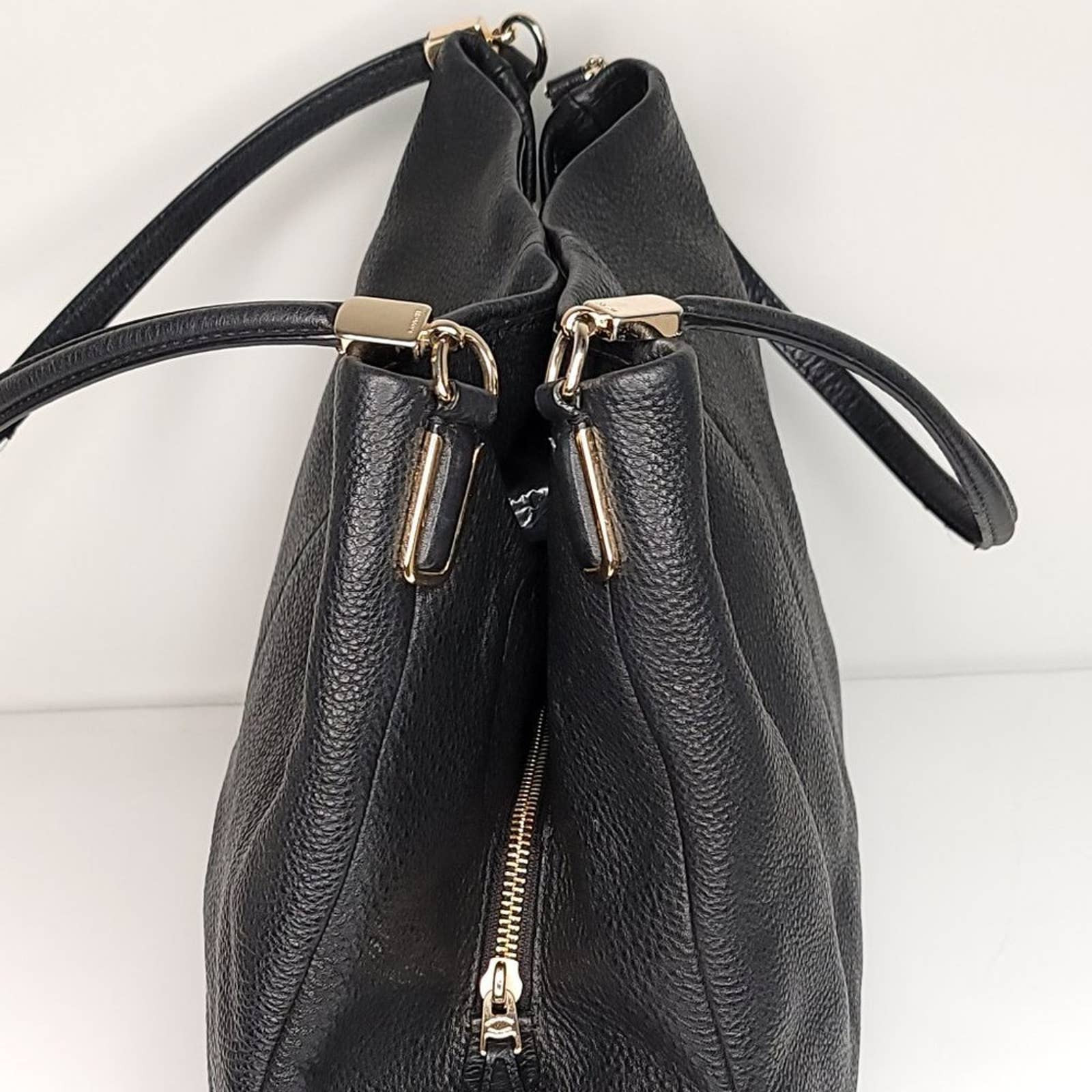 Coach Women's Dalton 31 Bag In Black Polished Pebble … Gem