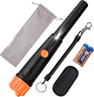 Metal Detector Pinpointer IP68 Complete Waterproof 360° Search Metal Detector Find