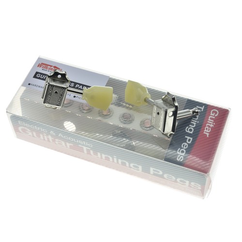 Afinadores de guitarra Wilkinson 3x3 Deluxe vintage con cuerda a través del poste se adapta a Les Paul - Imagen 7 de 34