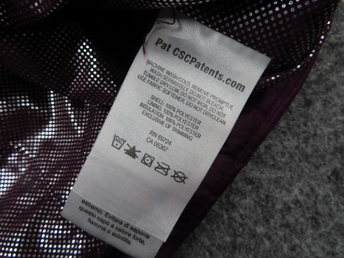 Columbia Jacket Girls Large Purple Insulated Omni-Heat Puffer Coat Youth Kid - Picture 10 of 11