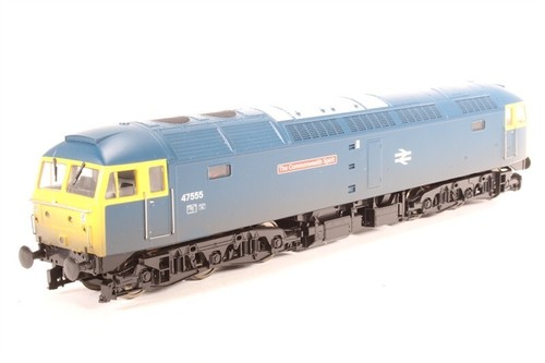 Heljan 4793 Class 47/4 47555 'The Commonwealth Spirit' in BR blau - verwittert | Zustand: New