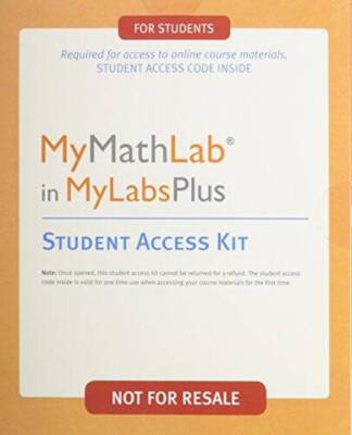 MyMathLab in MyLabsPlus, Student Access Kit - Printed Access Code - GOOD