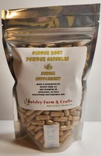 Ground Ginger Root Powder Capsules 300 - Made Fresh on Demand ALL NATURAL 