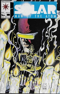 Solar Man of the Atom No.21 / 1993 Kevin VanHook & Peter Grau Joe Quesada Cover