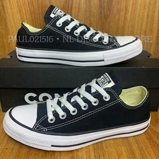 CONVERSE Men's Women's Unisex CTAS OX Star Casual Shoes Sneakers ~ Black