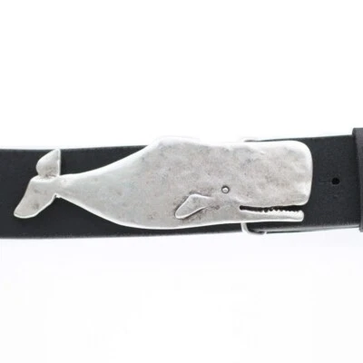 Gürtelschnalle Wal Silber Buckle Wechselschließe Gürtelschließe 40mm für Gürtel - Bild 1 von 4